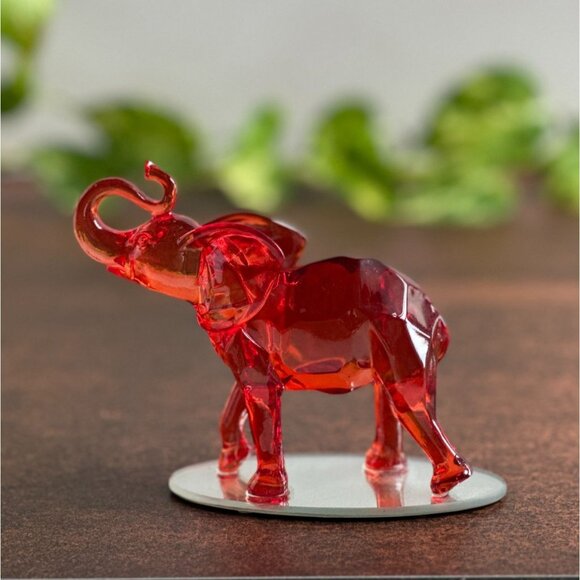 B. Jensen Red Diamond Elephant Figurine - Picture 1 of 11